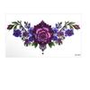 Crown Cross Wing Butterfly Flower Tattoo Stickers 3D Texture Instant Decals  Chest Waist Clavicle