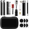 Bike Repair Tool Kit with 10 Magnetic Bits - Alloy Multitool for Bicycle, MTB, Road Cycling - Portable Multifunction Tool Set In One Safety Kit