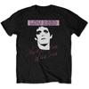 Хлопковая футболка с принтом-портретом Lou Reed Walk on The Wild Side, унисекс, с коротким рукавом, для поклонников андеграундной рок-легенды