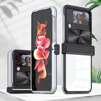 Антидетонационный акриловый чехол для мобильного телефона Samsung Galaxy Z Flip 4 5g Flip4 Zflip4, слайд-защита камеры, противоударный чехол