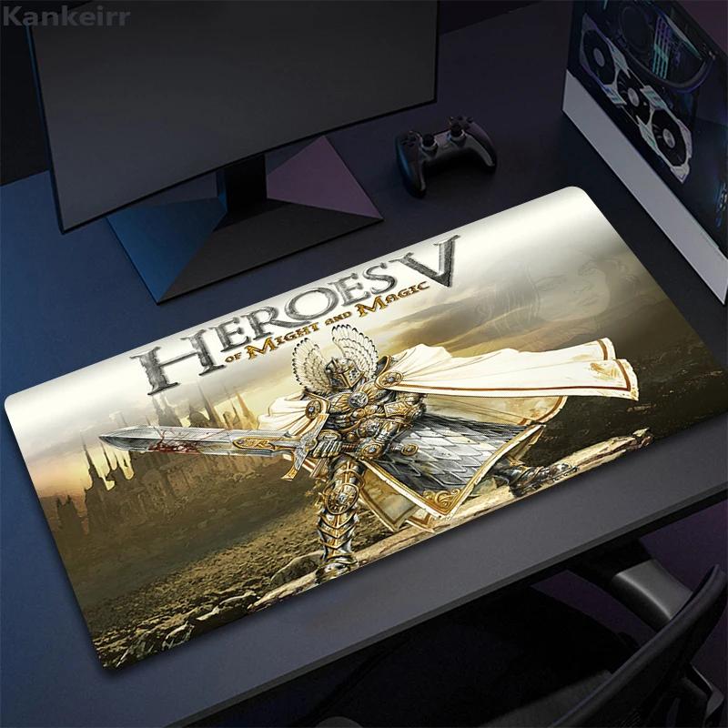 Heroes of Might and Magic Mousepad Pc Gamer Computer Keyboard Carpet Rubber Laptop Desk Mat LOL CS GO Dywan Cute Mouse Pad xxl