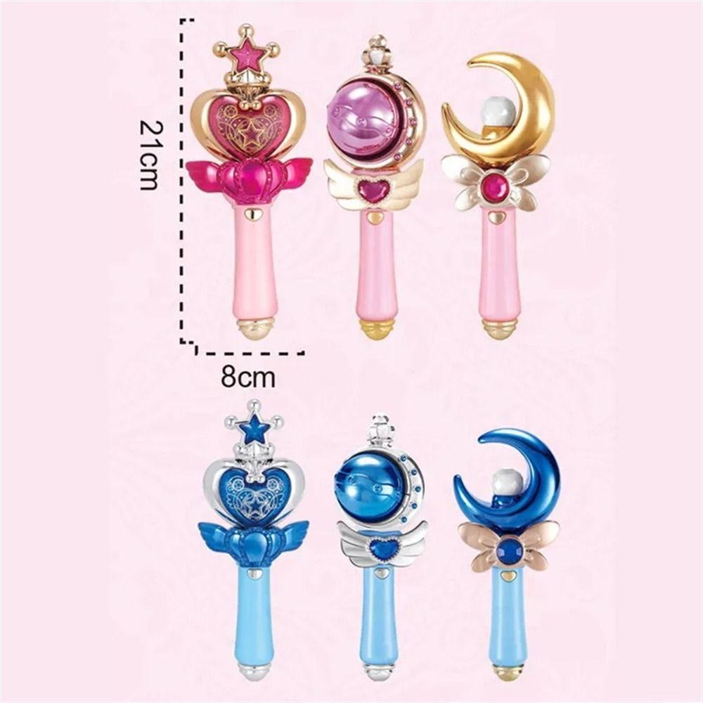 Sound Effect Moon Fairy Stick Led Light Shine Glow Stick Birthday Gift Girl Magic Wand Girl Gift