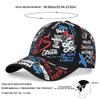 Fashion Graffiti Print Cotton Hats Personality Hip Hop Baseball Hat Spring and Autumn Outdoor Sun Cap Couple Caps