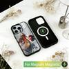 Чехол для телефона Эрен Йегер Леви Аккерман для iPhone 17, 16, 15, 14, 13, 12, 11 Plus, Pro, Магнитный с беспроводной зарядкой MagSafe