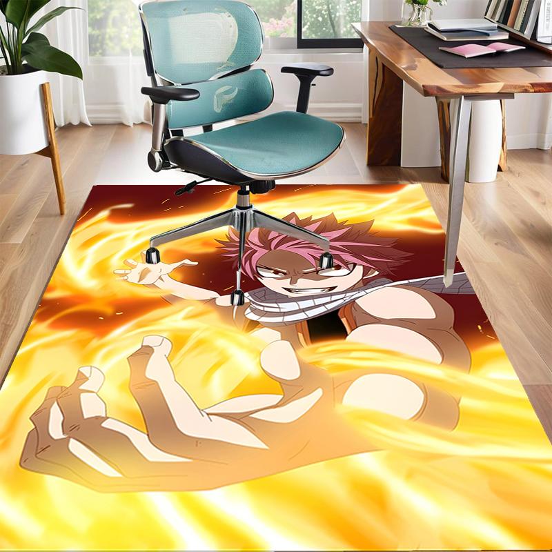 1pc Fairy Tail2 Design Area Rug - Non-Slip, Soft & Cozy Floor Mat for Living Room, Bedroom, Office - Indoor/Outdoor Decorative Carpet