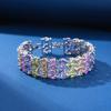 Foreign Trade Explosions Crystal Zircon Ladies Bracelet Diamond Bracelet Ladies Gift Colorful Jewelry.