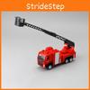 Alloy Ladder Simulation Fire Truck Model Toy For Collection And Display