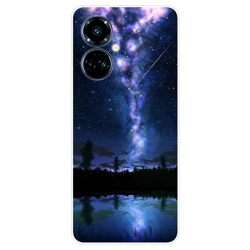 Для Tecno Spark 9 Pro Spark9 Pro чехол Мягкая силиконовая задняя крышка чехол для телефона с рисунком Звездное небо