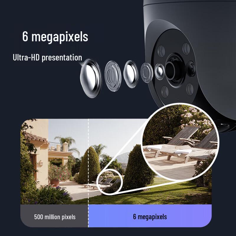 Ezviz C8C 6MP 4G Outdoor PTZ Security Camera (CN version)