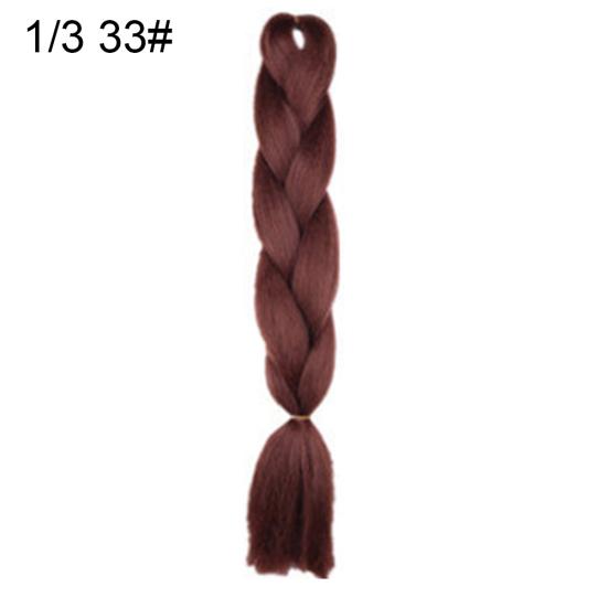 Женские Jumbo вязание крючком плетение Ombre Color Синтетические наращивания волос Kanekalon