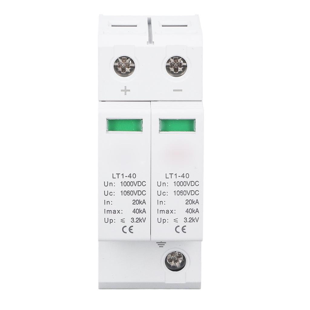 Устройство защиты от импульсных перенапряжений 2P Огнестойкий Модульный Фотоэлектрический УЗИП для Жилого Дома