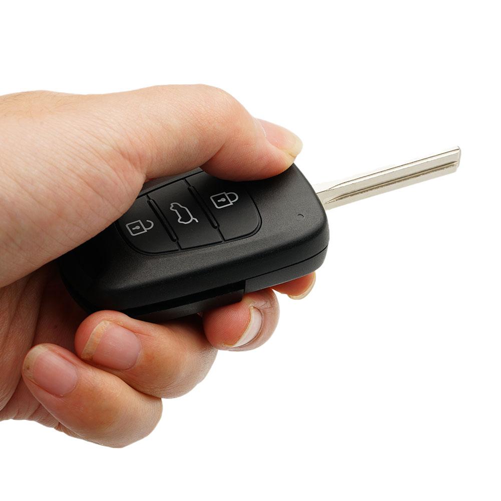 3 Buttons Flip Remote Car Key Shell For Hyundai I10 I20 I30 Ix20 Ix30 For Kia Ceed Picanto Sportage Amanti Sorento Car Fob Case