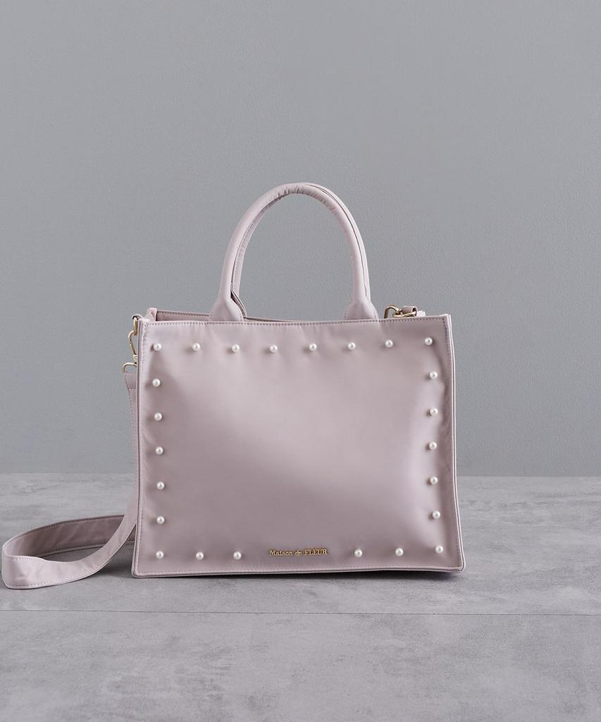 Женская сумка-тоут Maison de Fleur Pearl, 2-в-1, 8A43F0J9800, Серовато-розовый