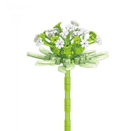 Flower Model Eternal Bouquet Building Blocks Creative Home Desk Plant Decoration Assemble Bricks Educational Toy Girl Kids Gifts