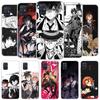 Чехол для телефона Bungo Stray Dogs Double Black Cover для Samsung Galaxy A12 A22 A32 A52 A72 A02S Чехол для телефона Note 20 Ultra 10 S10 Plus