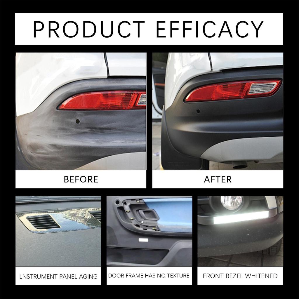 Homonth Многоцелевой спрей для пластикового покрытия Автомобильный интерьер Защита от пыли и пятен Осветляющий уход