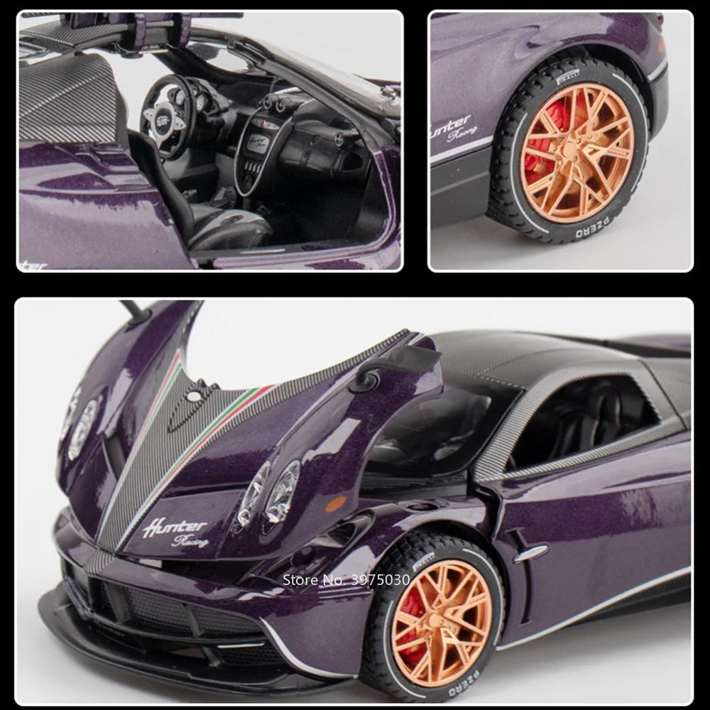1/22 Pagani Huayra Dinastia литые модели автомобилей со звуком и светом спортивная машина колесо инерционный автомобиль детский рождественский подарок игрушка