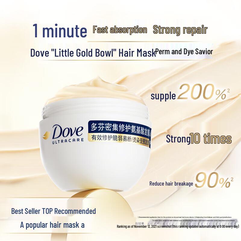 DOVE Интенсивная восстанавливающая маска для волос с аминокислотами