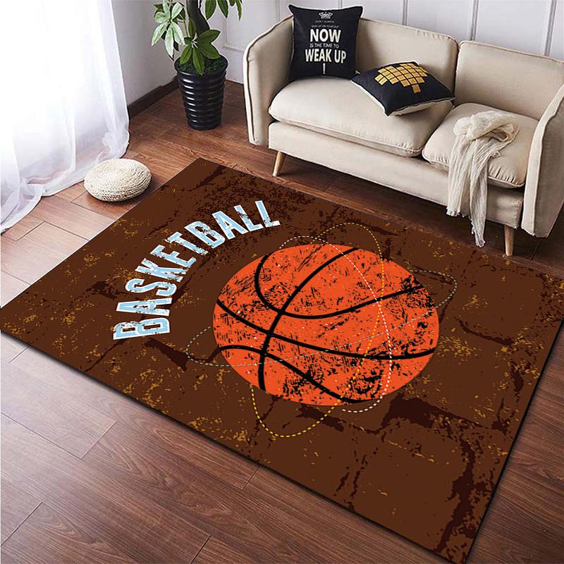 Большой ковер для баскетбола для гостиной, ковер с 3D-печатью, ковер для спальни, коврик для ванной, мягкий ковер, украшение для дома, настольный коврик, коврик для домашних животных
