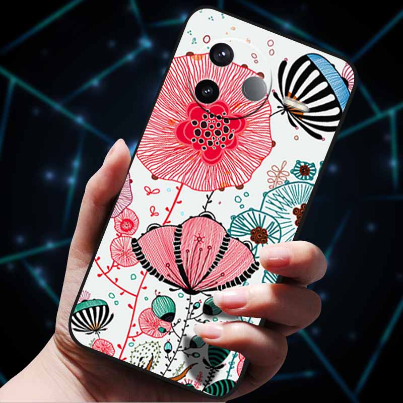 For Xiaomi POCO F7 Ultra Case Xiaomi POCO F7 Pro 3D Flowers Emboss Soft Silicone Phone Cases for POCOF7 Pro Back Cover Coque Bag