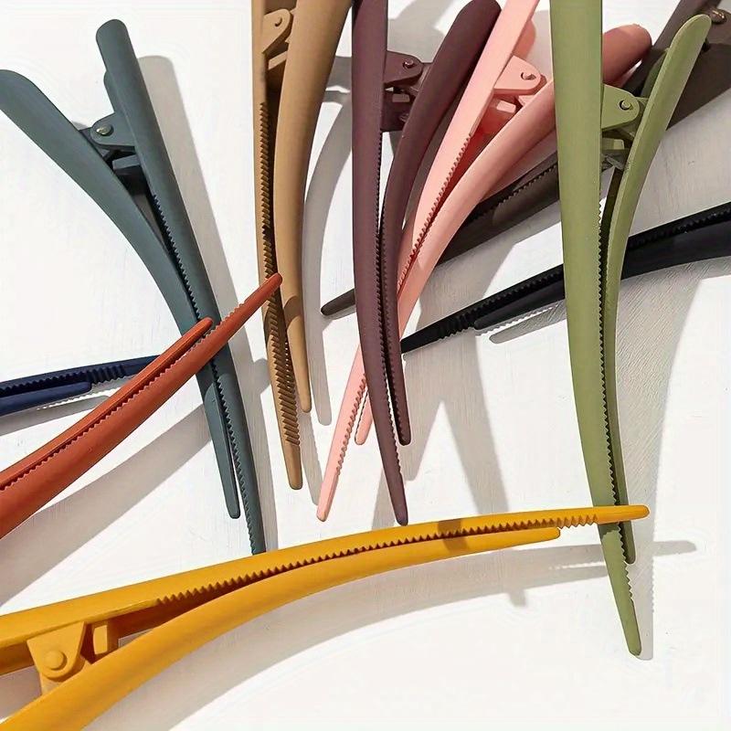 Новая модная матовая заколка для волос цвета Моранди, простая многофункциональная заколка-рог, универсальная заколка для волос для женщин в повседневной жизни.