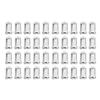 Lug Nut Covers ABS Chrome Corrosion Resistant Anti Rust 33mm Flanged Lug Nut Caps for Trucks Trailers and Vehicles