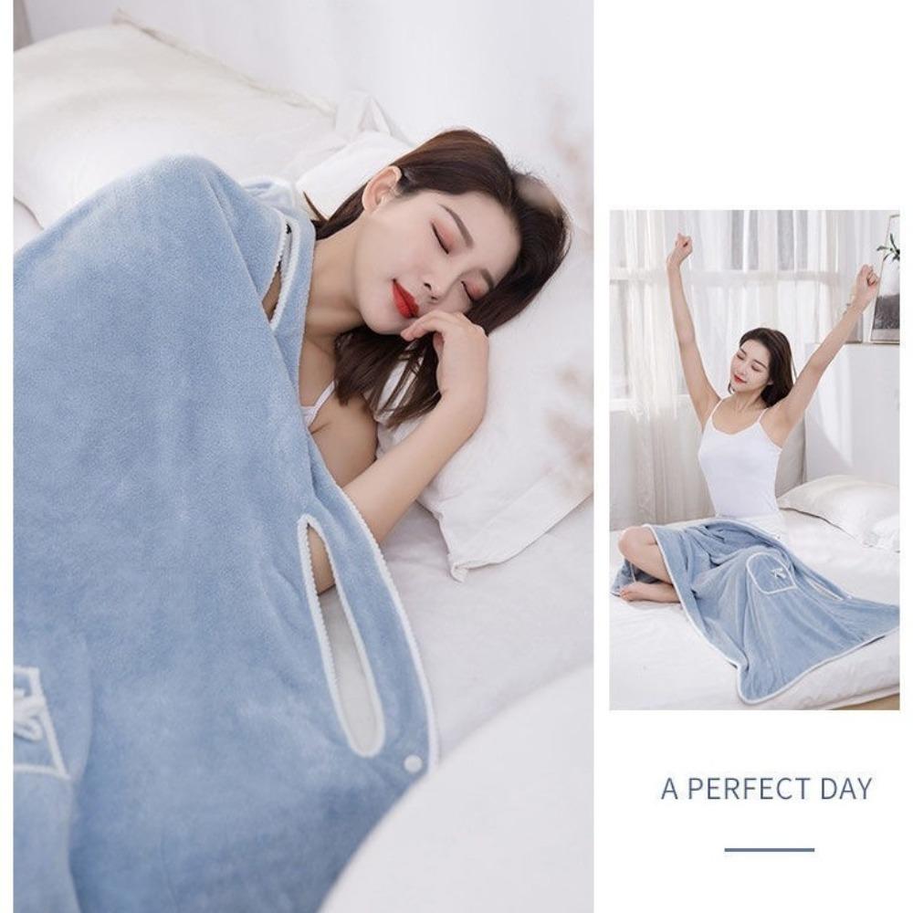 Впитывающий банный халат с бантом, мягкая юбка для душа, мягкое носимое банное полотенце для путешествий