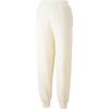 X Vogue Collaboration Solid Color Letter Logo Knit Sports Pants Women Bottoms White 536693-65