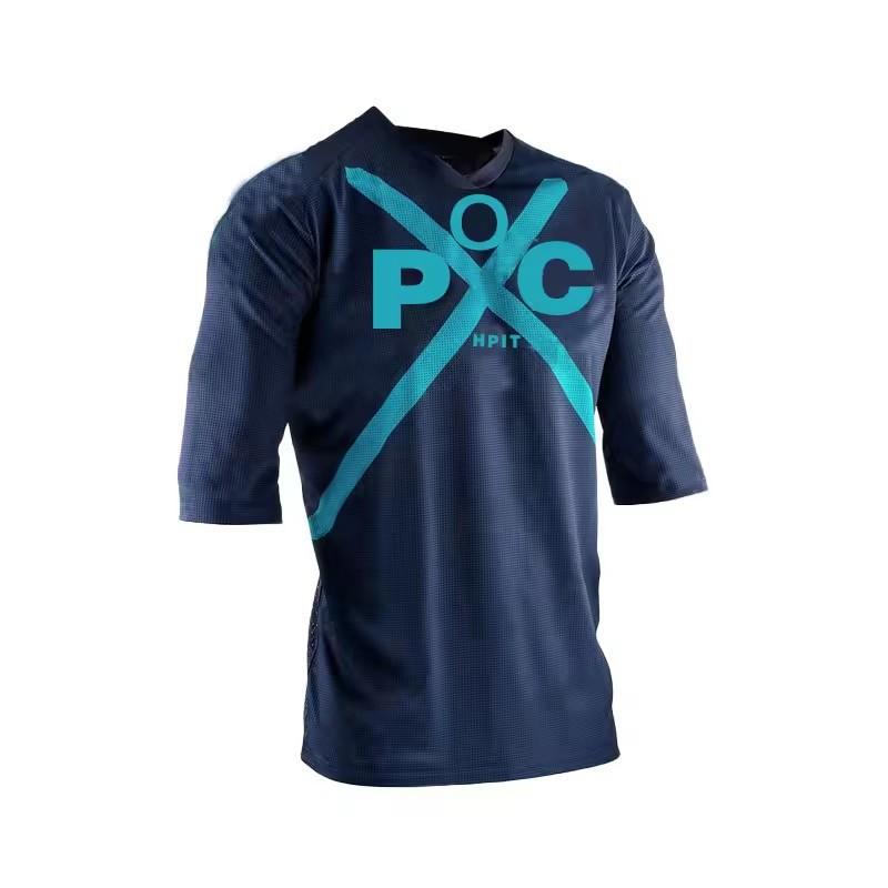Off-road Motorcycle Mountain Bike Jersey Quick Dry Cycling T-shirt Outdoor Sports HPIT POC