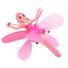 Летающие Девочки Игрушки Интеллектуальная Индукция Автоматическая Защита от Отключения Питания Летающие Куклы для Начинающих Детей Розовый