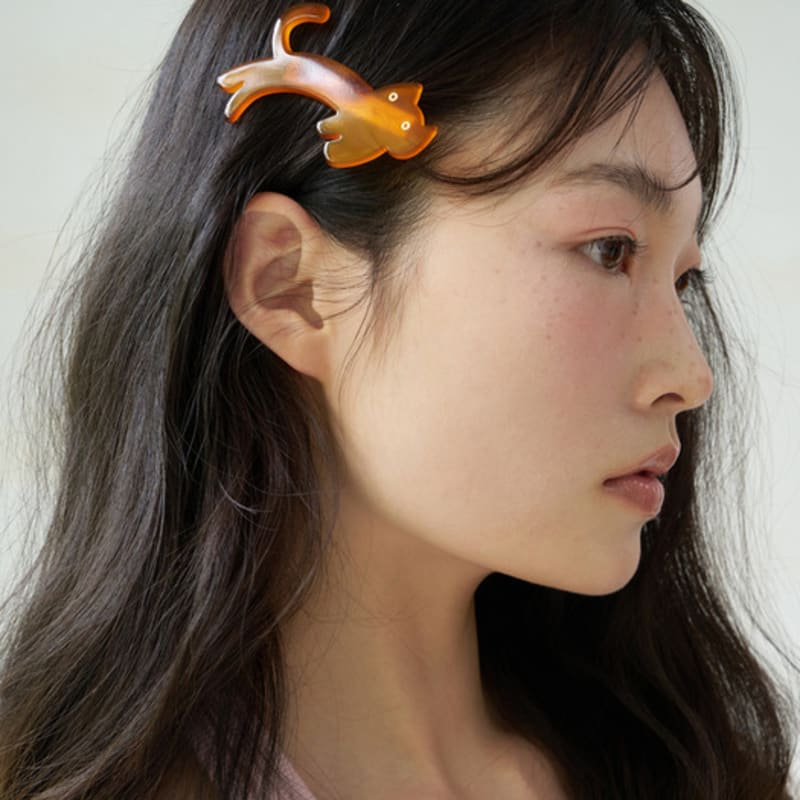 ФАНТАСТИЧЕСКАЯ ПЛАНЕТА ночная кошка заколка для волос (3colors)