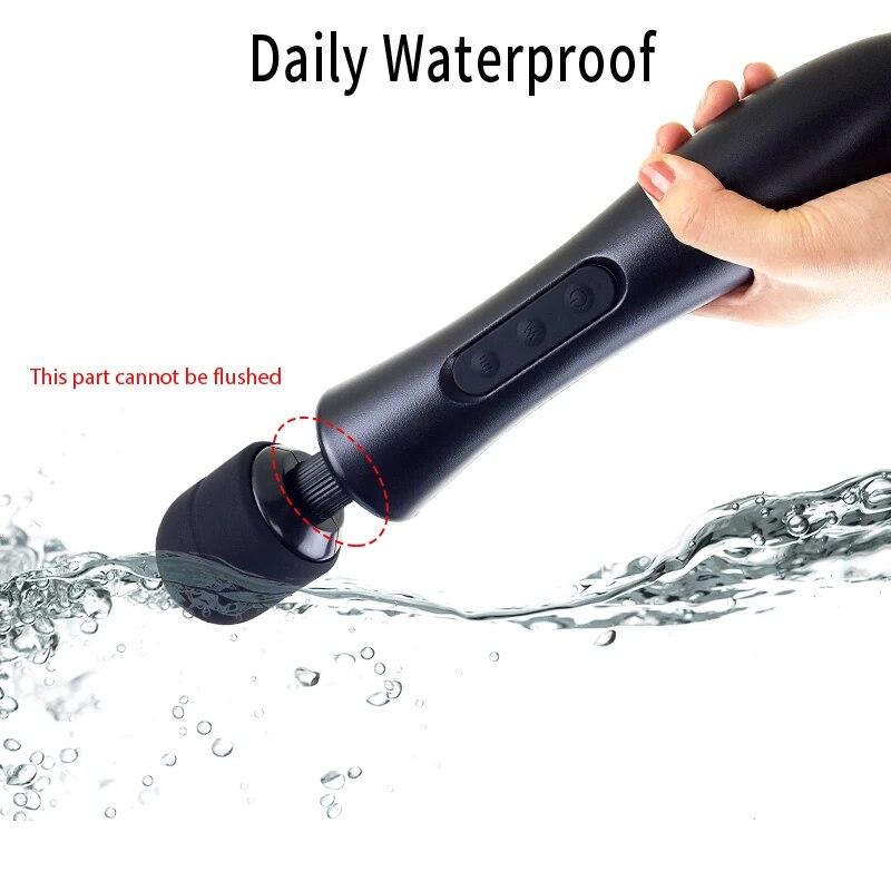 Мощная волшебная палочка-вибратор для женщин, большой AV-массажер для тела, стимулятор точки G, клитора, зарядка через USB, секс-игрушки для взрослых для женщин