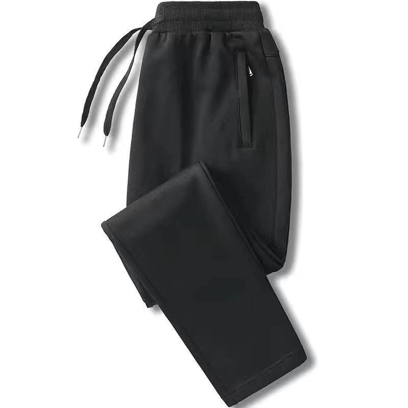 Мужские бархатные спортивные штаны больших размеров - свободные спортивные штаны осень/зима