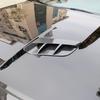 Car Engine Hood Air Vent Cover Trim For Dodge Challenger SXT 2015+ Carbon Fiber