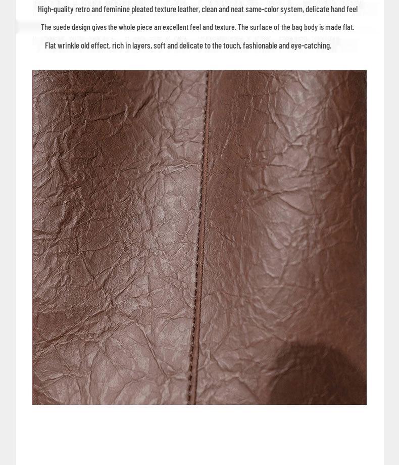 2025 Retro Suede Leather Bucket Handbag - Large Capacity Women's Crossbody & Shopping Bag