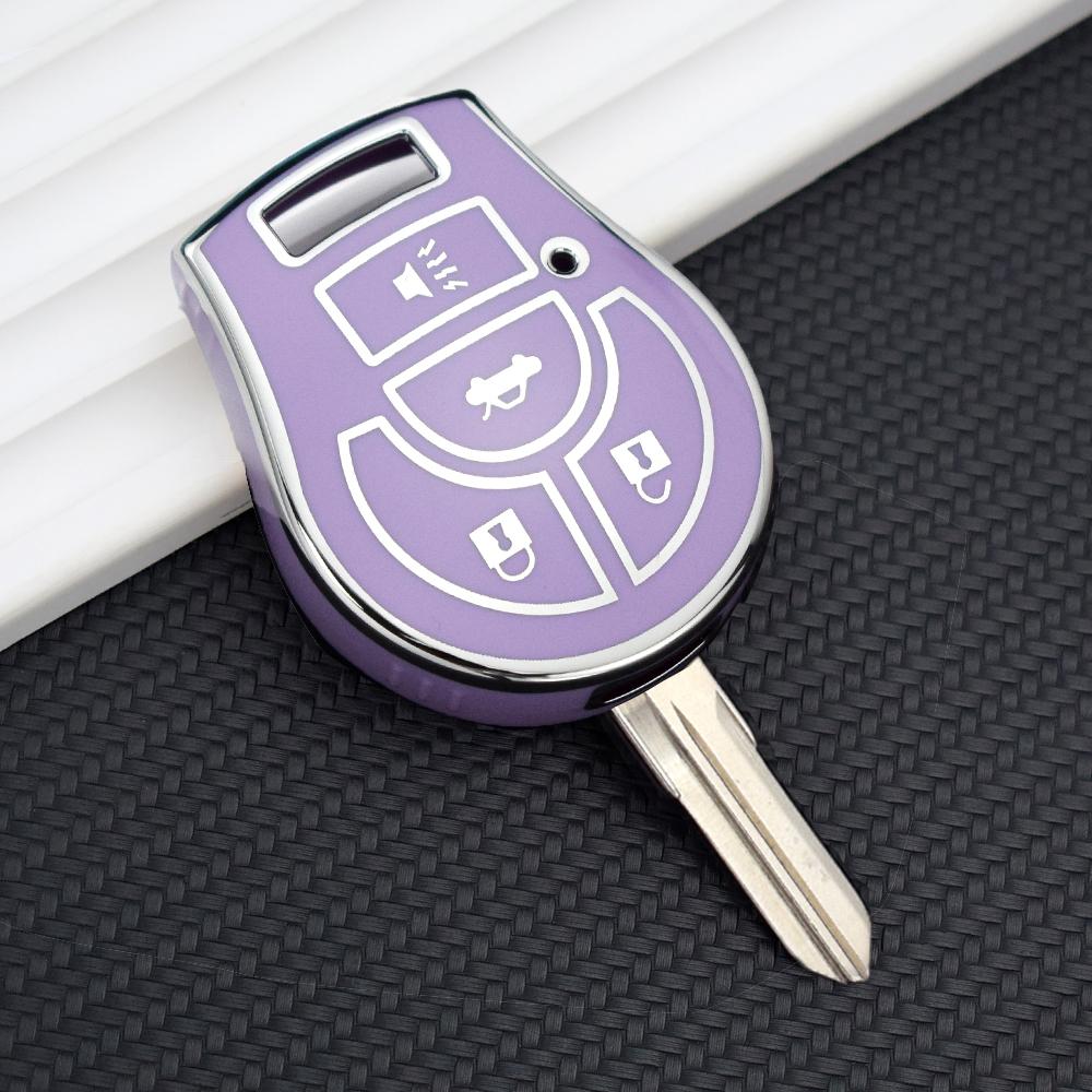 Чехол для автомобильного ключа из ТПУ для Nissan Versa March Tiida Altima Armada Cube Juke Maxima Pathfinder Rogue Sentra Shell Fob Holder Bag