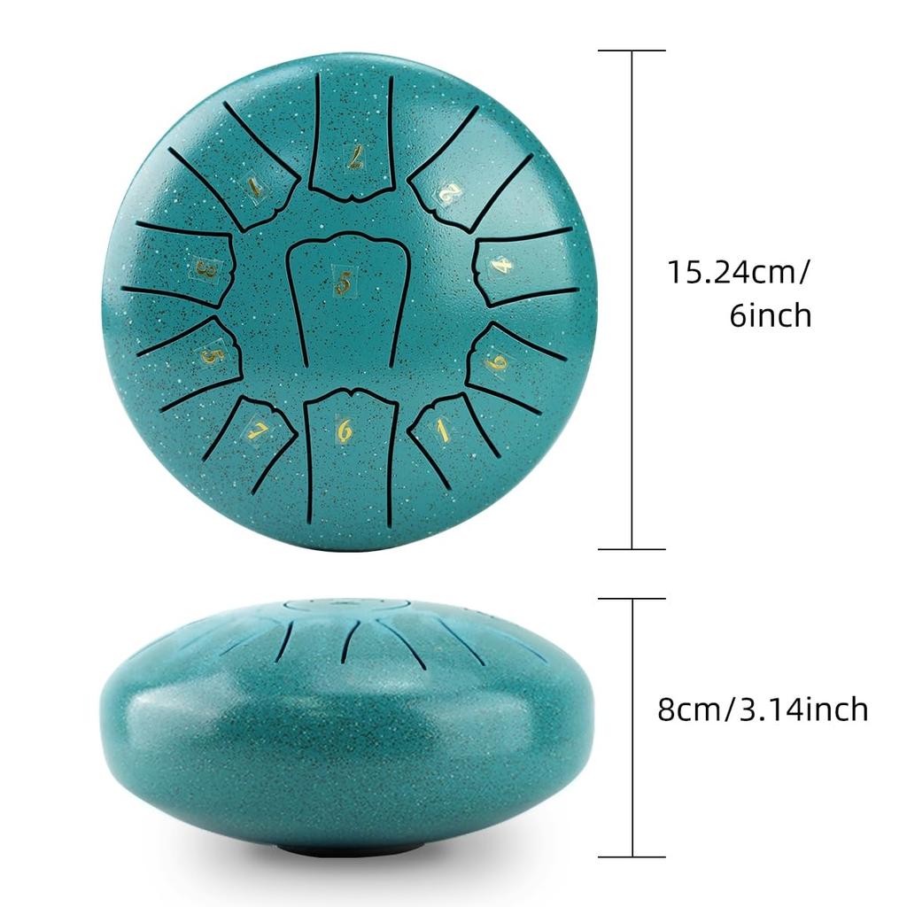 Мини-стальной язычковый барабан 6 дюймов 11 нот полый барабан музыкальный барабан эфирный барабан йога медитация барабан ударные инструменты