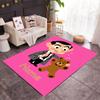 Mr. Bean's Teddy Adventure Personalized Name Floor Mat Design for Dormitory Foyer Dining Room Kitchen Antislip Carpet Anime Office Decor