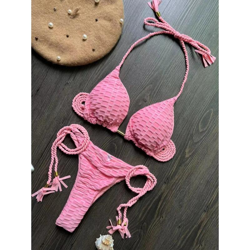 Сексуальный комплект бикини 2025 купальник женский купальник пуш-ап стринги бразильский купальный костюм пляжная одежда бикини купальный костюм женский