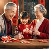 6/12 шт. Новый Год Лошади Красный Конверт CNY Фу Счастливый Пакет Конверты Праздник Весны Красный Новогодний Праздник Принадлежности