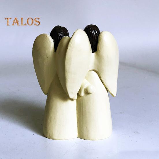 Украшение ангела, изысканное мастерство, статуя ангела дружбы, скульптура ангела из смолы для дома