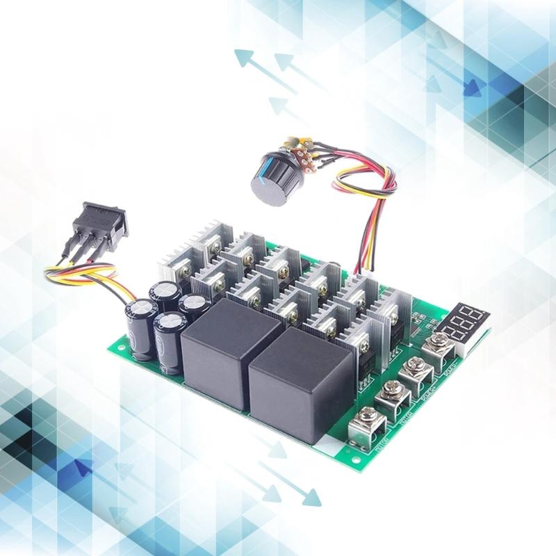 Portable Motor Control Double Direction Reversing Motor Switches Speed Controller 10-55V Achieve Accuracy & Efficiency