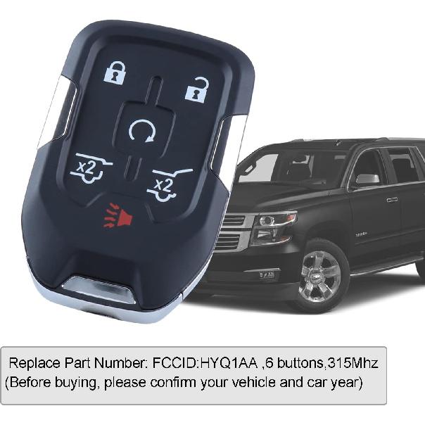 Самопрограммируемый Заменитель Смарт-ключа с Бесконтактным Доступом для 2015 2016 2017 2018   Chevy Suburban Tahoe GMC Yukon (FCC:HYQ1AA) 1 шт