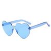 Heart-shaped Sunglasses Colorful Heart Glasses Candy Color Lenses Shades Funny Party Sun Glasses for Adults Lentes