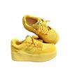 Dopamine Thick Sole Heightening Versatile Breadboard Shoes Women's Ins Tide 2025 New Yellow Korean Version of Student Casual Shoes
