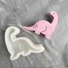 Silicone Dinosaur Shape Car Freshie Silicone Mould White Cute Silicone Mould   Decoration,Pendant