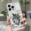 Черный матовый защитный чехол с сердцем для iPhone 11/11 Pro Max