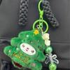 Stuffed Plush Dolls Christmas Plush Pendant Santa Claus Christmas Plush Doll Toy  Car Key Pendant