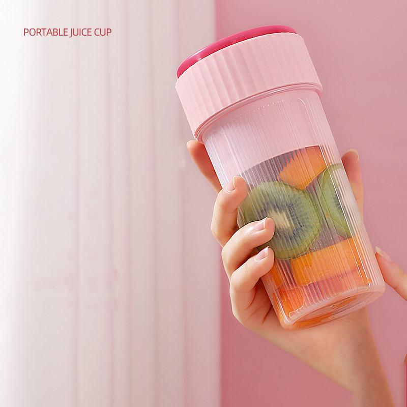 Мини-электрический блендер, портативная соковыжималка для фруктов, чашка, зарядка через USB, миксер для смузи, молочных коктейлей