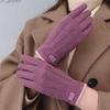 Windproof Touchscreen Cycling Gloves: Warm German Velvet, Plus Velvet, Unisex Korean Style for Autumn and Winter